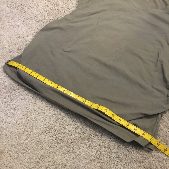 Paisley Sky Olive Green Cotton Maternity Tee - Picture 13 of 15